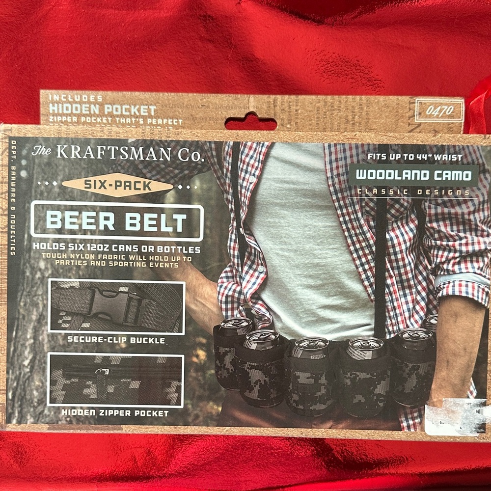 Woodland Camo Beer Belt